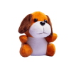 Brown stuffed dog