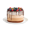 Chocolate covered cake