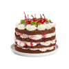 Four-layer chocolate cake